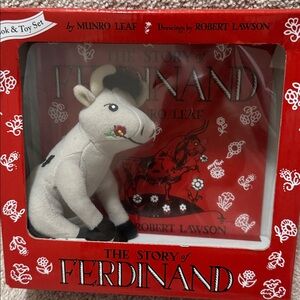 The story of Ferdinand book and plush toy set new in box